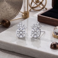 wholesale 925 Sterling Silver Moissanite Star Stud Earrings For Women-