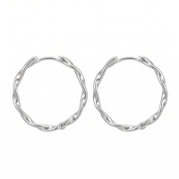 wholesale 925 Sterling Silver Elegant Twisted  Branch Ring with Organic Wave Design-undefined