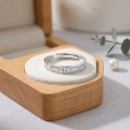 wholesale 925 Sterling Silver Elegant  Ring With Cz-accented Square Patterns-0-1