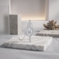 wholesale 925 Sterling Silver Round Moissanite Swirl Pendant Necklace For Women With Chain-0-2