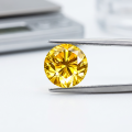 Golden Round Moissanite-0-2
