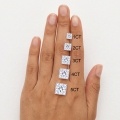 Princess Moissanite Loose Stone - D-0-1