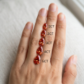 Pomegranate Red Water Drop Moissanite-0-2