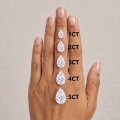 Pear-shaped Moissanite Gemstone - D-0-2