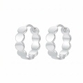 wholesale 925 Sterling Silver Elegant  Wavy Band Ring with Curved Segments-0-0