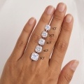 Pillow-shaped Moissanite Gemstone - D-0-3