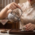wholesale 999 Pure Silver Handcrafted Silver Teapot With Frog And Lotus Motif Featuring Vibrant Fish Accents - Handicraft-0-3