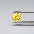 Lemon Yellow Cushion-shaped Moissanite-0-2