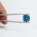 London Blue Cushion-shaped Moissanite-0-2