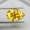 Golden Teardrop Moissanite-0-2