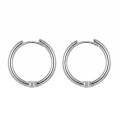 wholesale 925 Sterling Silver Elegant  Hoop Earring with CZ Accent-0-0