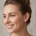 wholesale 925 Sterling Silver Butterfly Cubic Zirconia Stud Earrings For Women-0-5