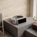 wholesale 925 Sterling Silver Elegant  Rope Band Ring with Rectangular Black Onyx Stone-0-2