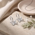 wholesale 925 Sterling Silver Butterfly Drop Earrings For Women Girls-0-3