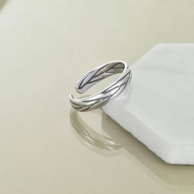 Sterling Silber Offener Ring-3