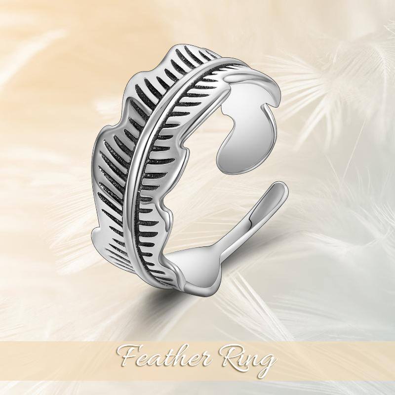 Adjustable & Open Leaf Ring for Women & Men 11 26c94a18284352664383bb4d7c90b5d6