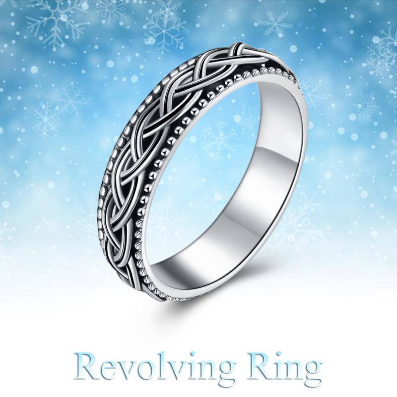 Stress Relieving Sterling Silver Ring for Women & Men 11 33a640514f9bd02abcc71823eddc5d92