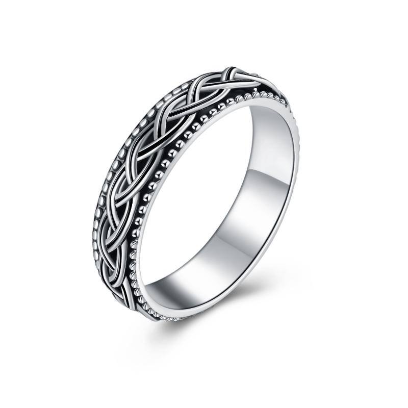 Stress Relieving Sterling Silver Ring for Women & Men 7 3bbdad10af15b2f9a9b0015a37e14d9e