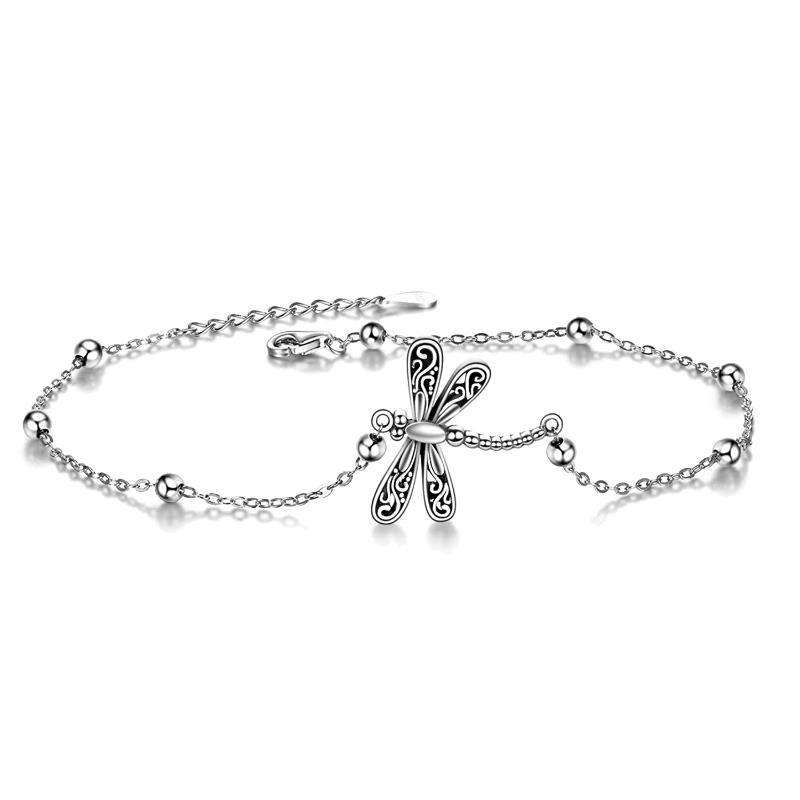 59ef3cb22a050f04512e7db940104be9 - 925 Sterling Silver Dragonfly Bracelet Dragonfly Jewelry for Women Girls Gifts