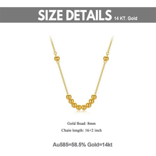 14K Gold Mother Pendant Necklace-4