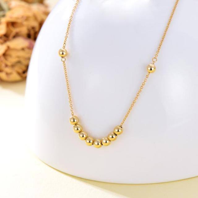 14K Gold Mother Pendant Necklace-2