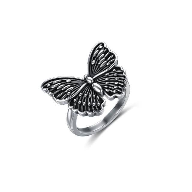 Anillo Mariposa Plata de Ley-0