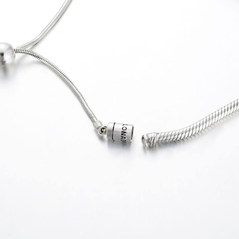 Sterling Silver Snake Chain Bracelet-6