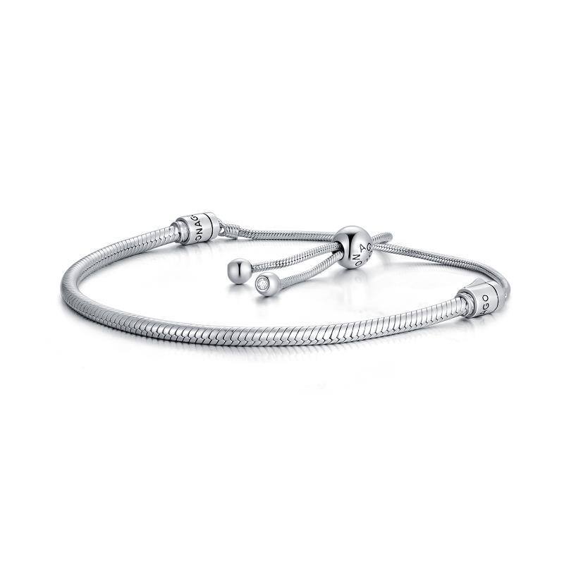 Sterling Silver Snake Chain Bracelet-1