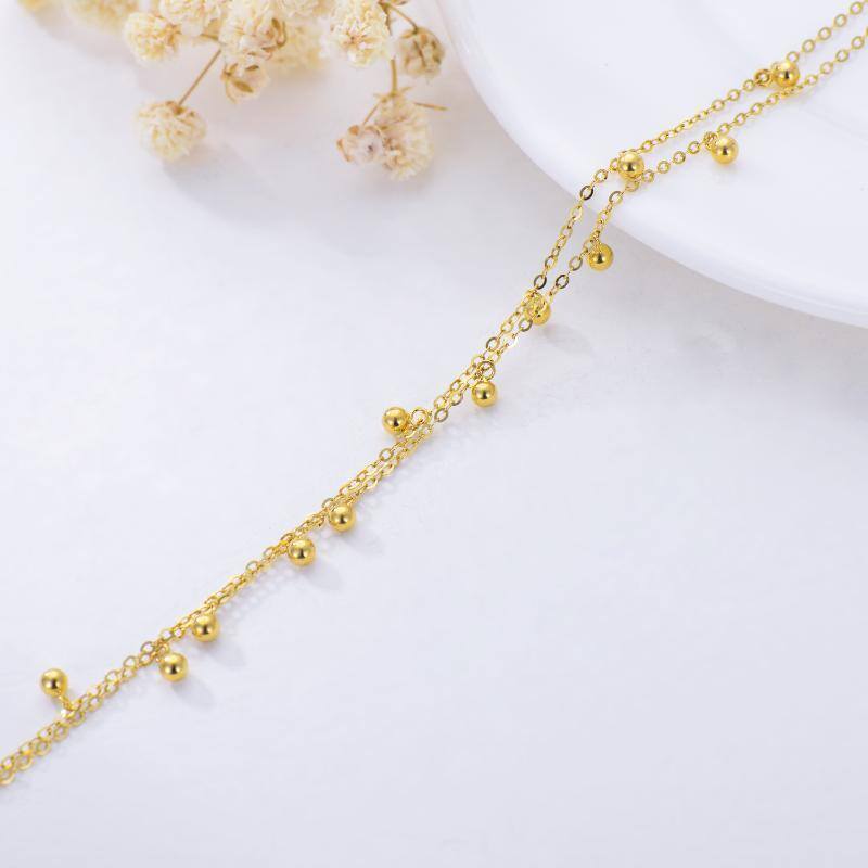 Bracelet de perles en or 14K-4