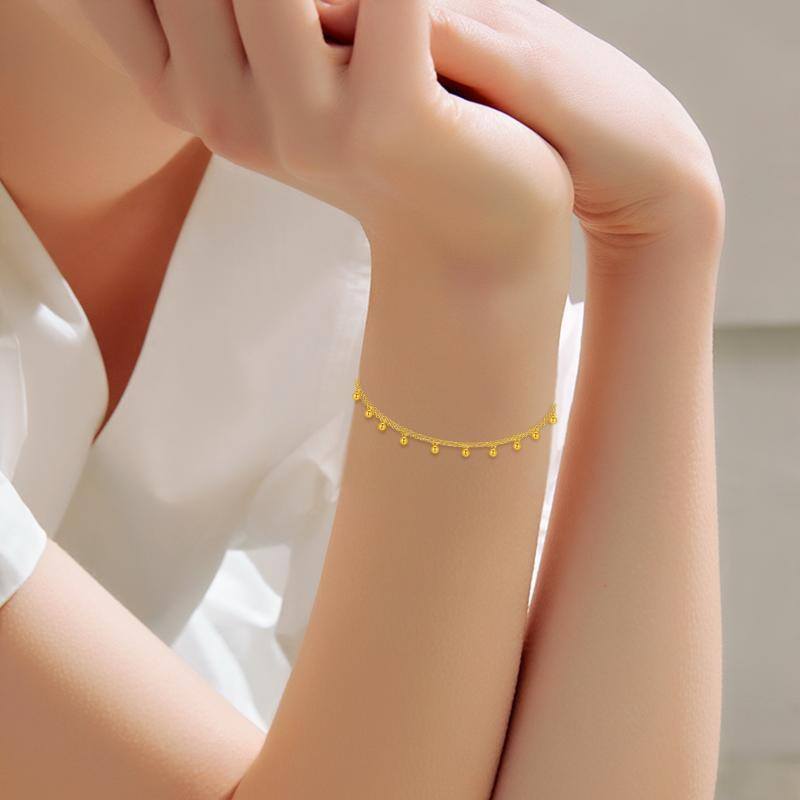 Bracelet de perles en or 14K-5