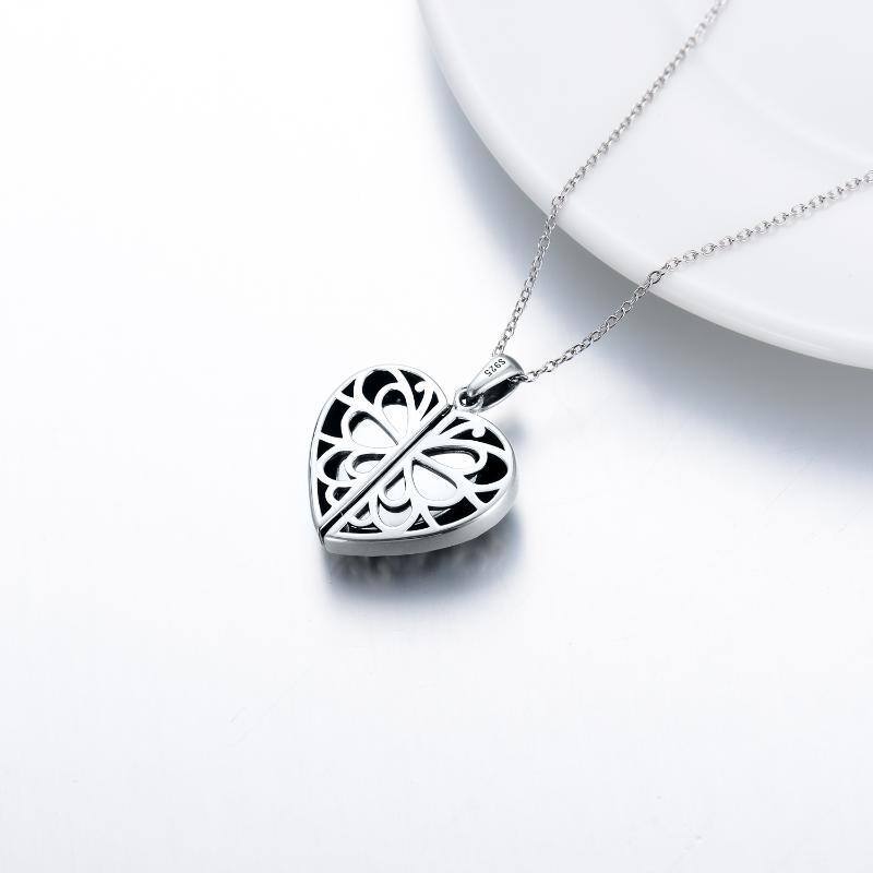 Sterling Silver Circular Shaped Butterfly & Personalized Photo Personalized Photo Locket Necklace-6