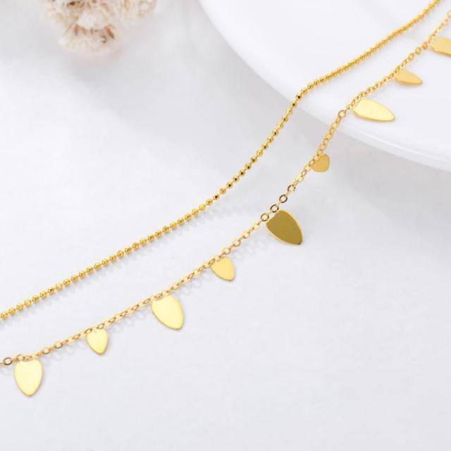 18K Gold Pendant Necklace-5