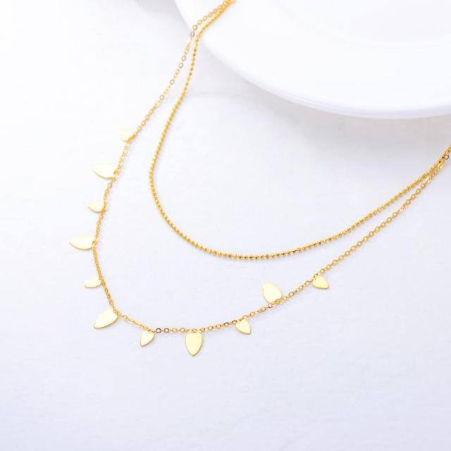18K Gold Pendant Necklace-4