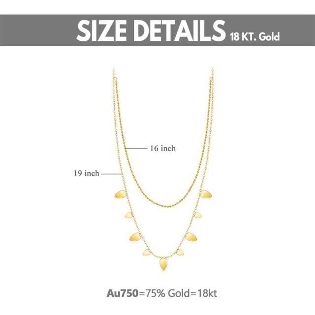 18K Gold Pendant Necklace-2