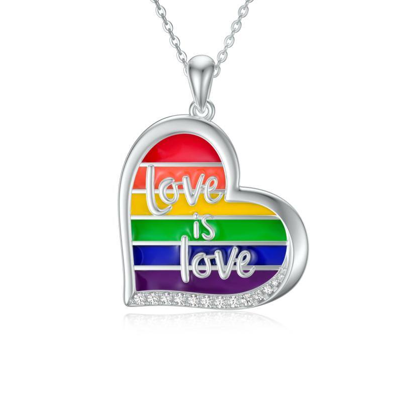 61dbf41cb80f9ea1a1ae7a1e19a564f2 - Love is Love Jewelry Pride Necklace for Women Rainbow Necklace