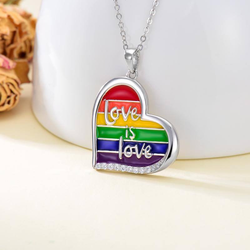 b68f8f247a10eadb64d74fa312f05280 - Love is Love Jewelry Pride Necklace for Women Rainbow Necklace