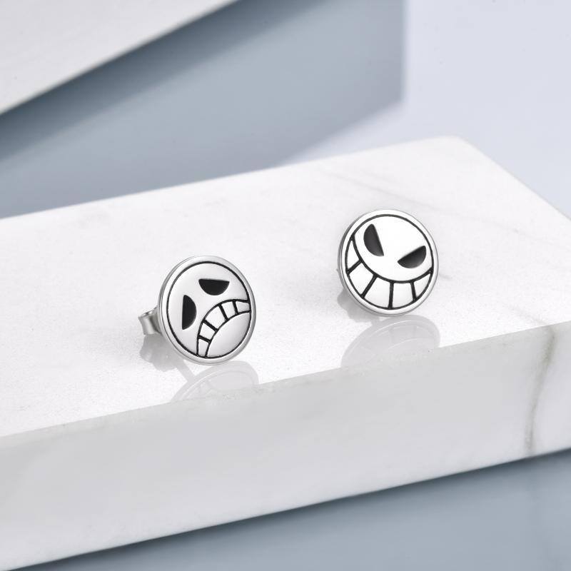 Sterling Silver Stud Earrings-4