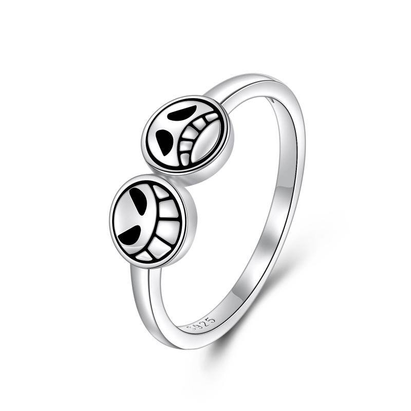 Smiling Face Ring Sterling Silver 8 a9c6c768f283a943bddead7c1f007145