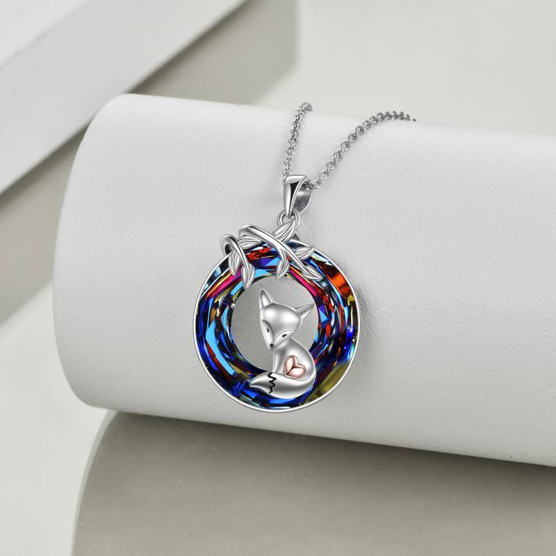 9aa658c48433ad0202ef66cddcf5d0e6 - Fox Necklace for Women Sterling Silver with Volcano Crystal