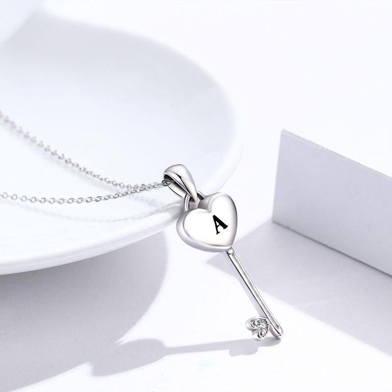 Sterling Silver Heart Urn Necklace for Ashes-4