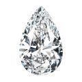 Pear-shaped Cultured Diamond Vs1-d-0-7