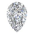 Pear-shaped Cultured Diamond Vs1-d-0-3