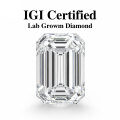 Emerald-cut Cultured Diamond Vs1-d-0-0