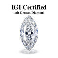 Marquise-shaped Cultured Diamond Vs1-d-0-7