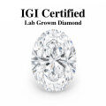 Oval-shaped Cultured Diamond Rough Vvs1-e-0-3