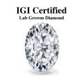 Oval-shaped Cultured Diamond Rough Vvs1-e-0-4