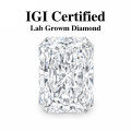 Radiant-shaped Cultured Diamond Vvs2-d-0-1