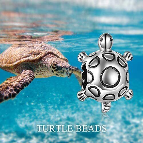 Sterling Silver Sea Turtle Bead Charm-6