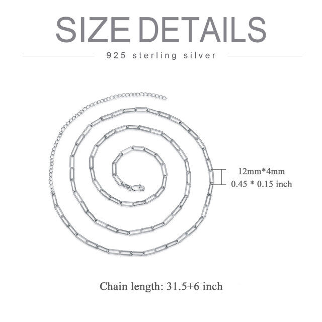 Sterling Silver Belly Waist Paperclip Body Chain Sexy Beach Bikini Body Jewelry Adjustable Belly Chain Jewelry-5