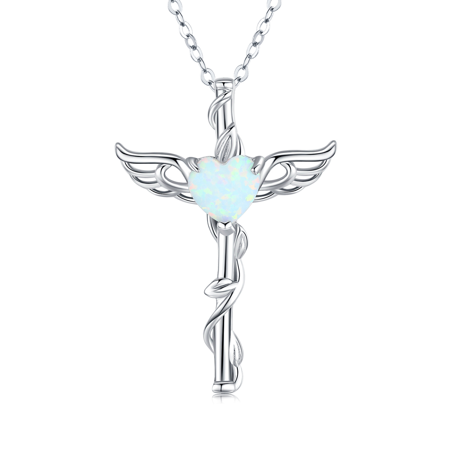 Angel Wings Necklace 925 Sterling 